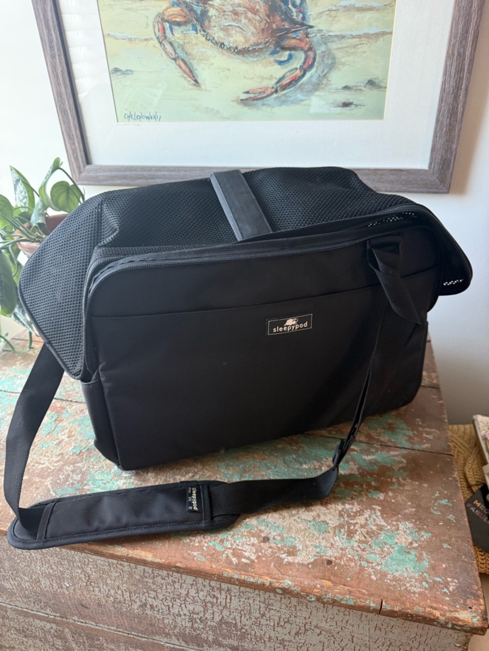 Atom Black Pet Carrier - Secure Travel Bag for Small Dogs - Picture 7 of 8